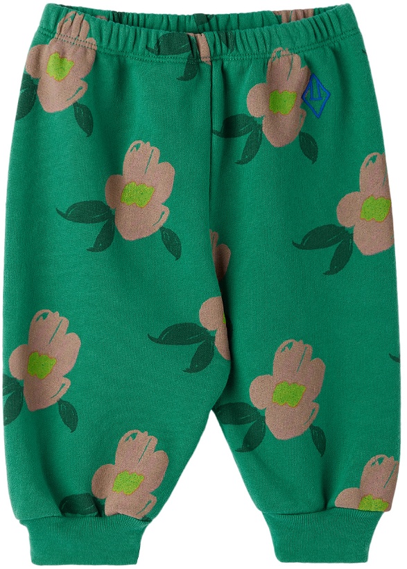 Photo: The Animals Observatory Baby Green Flowers Dromedary Lounge Pants