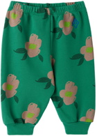 The Animals Observatory Baby Green Flowers Dromedary Lounge Pants