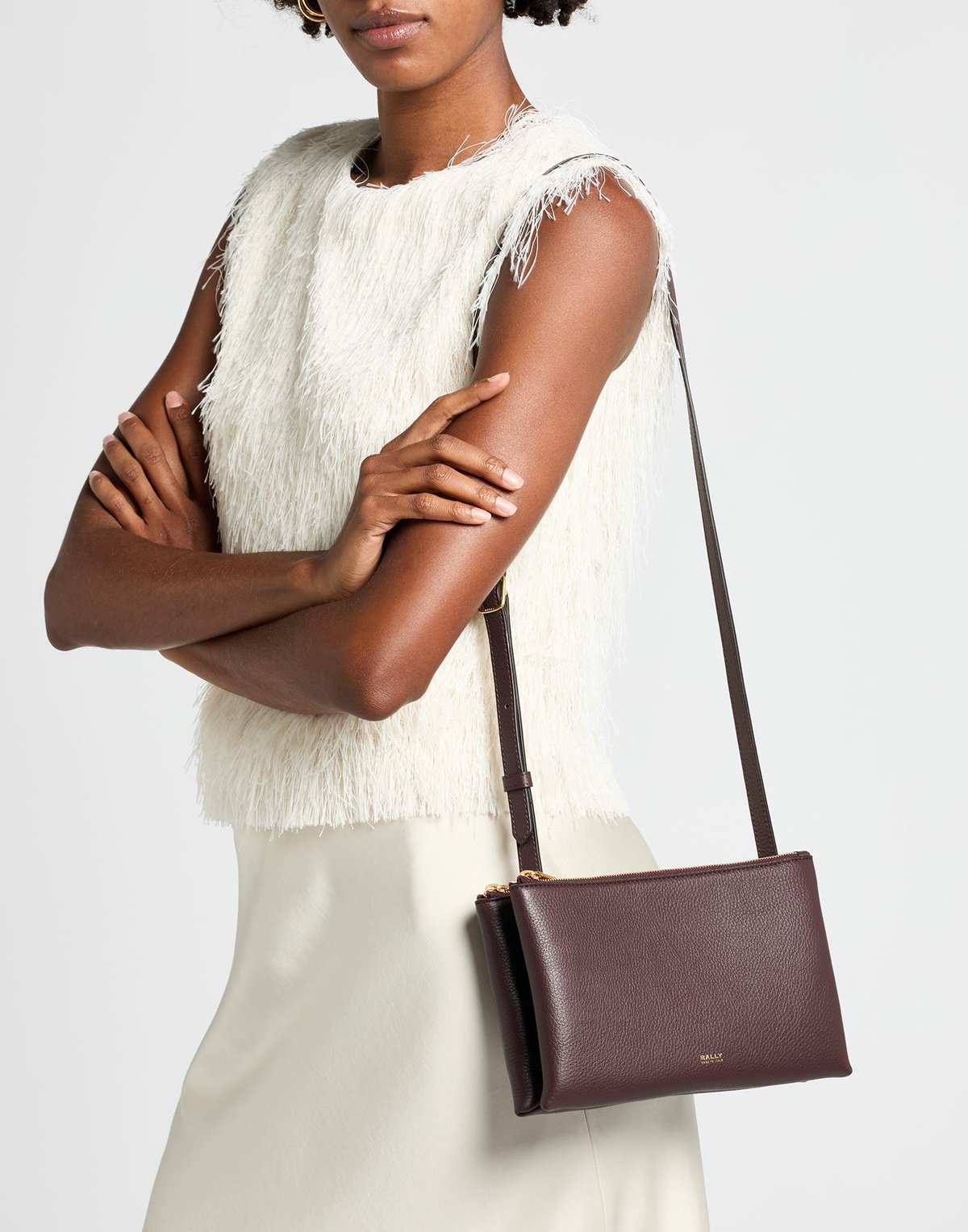 Bally Womens Cross-body bag Chocolate in Brown