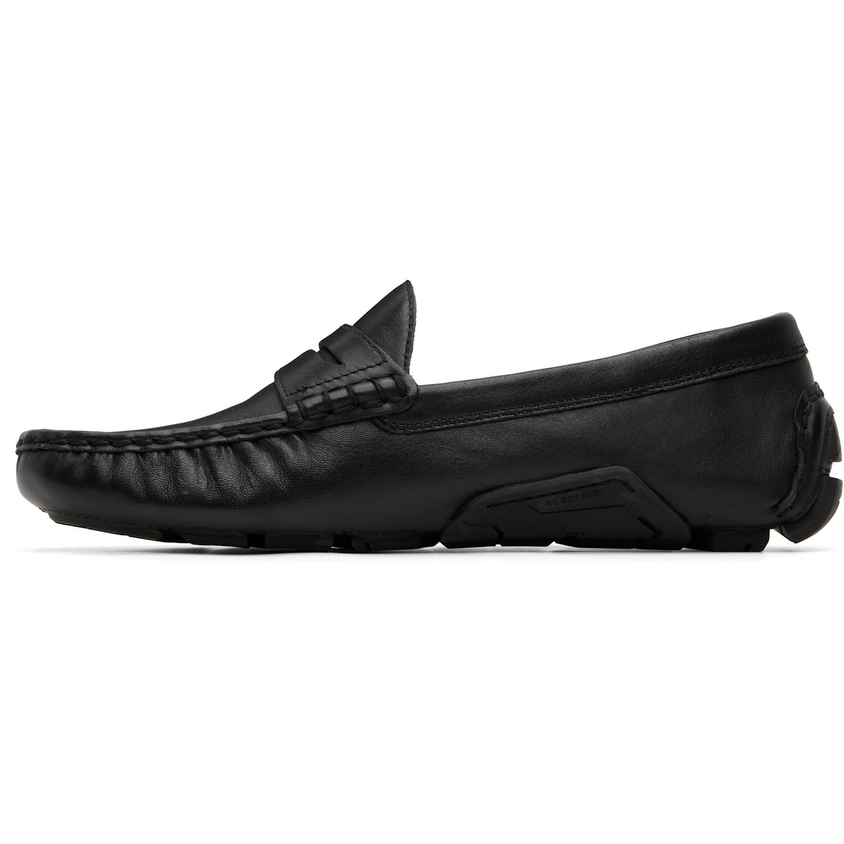 Polo Ralph Lauren Black Anders Leather Driver Loafers