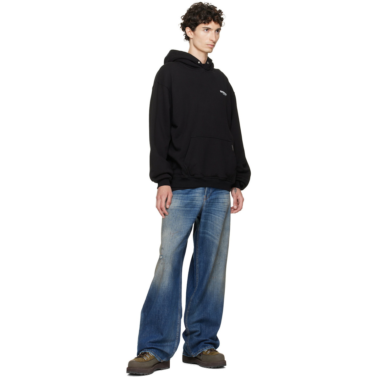 Represent Black Printed 'Owners Club' Hoodie
