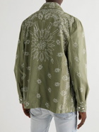 AMIRI - Printed Cotton-Canvas Jacket - Green
