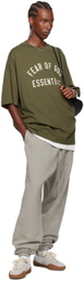 Fear of God ESSENTIALS Khaki Crewneck T-Shirt