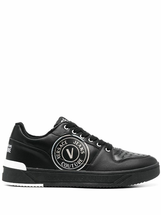 Photo: VERSACE JEANS COUTURE - Leather Sneaker With Logo
