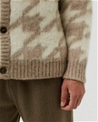 A Kind Of Guise Polar Knit Cardigan Beige - Mens - Zippers & Cardigans