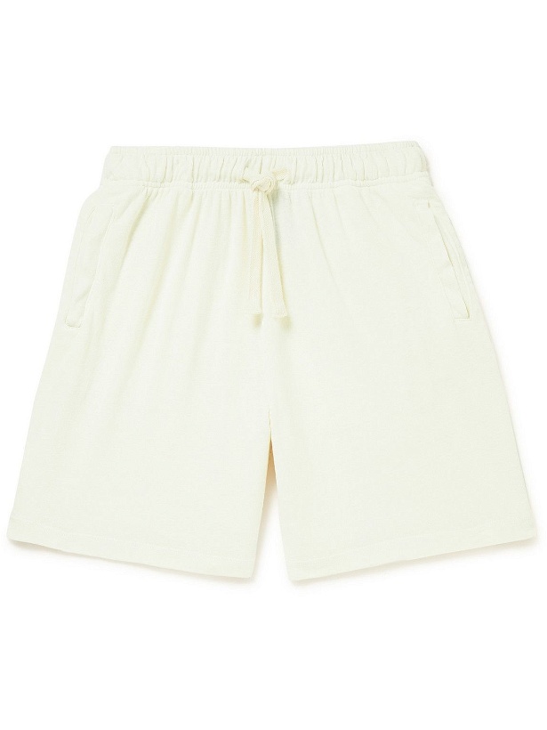 Photo: Jungmaven - Lounge Wide-Leg Hemp and Organic Cotton-Blend Drawstring Shorts - Neutrals