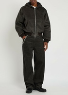 Our Legacy Bank Quilted Corduroy Jacket Dark Brown