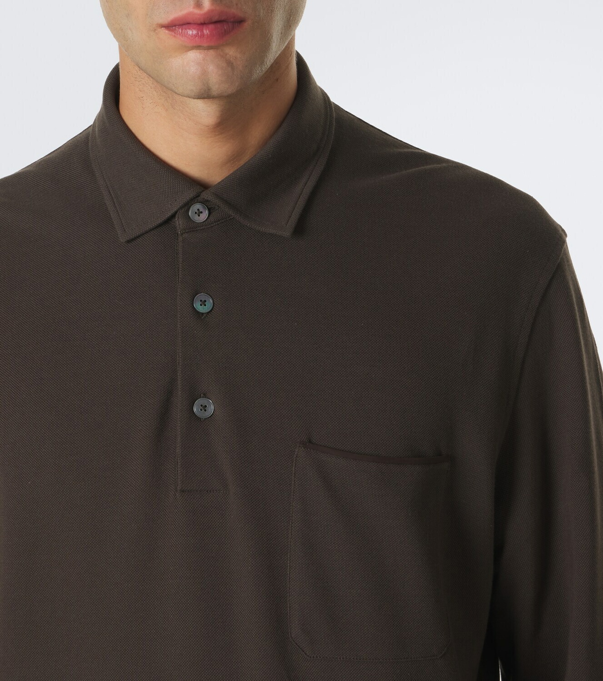 Zegna Cotton piqué polo shirt