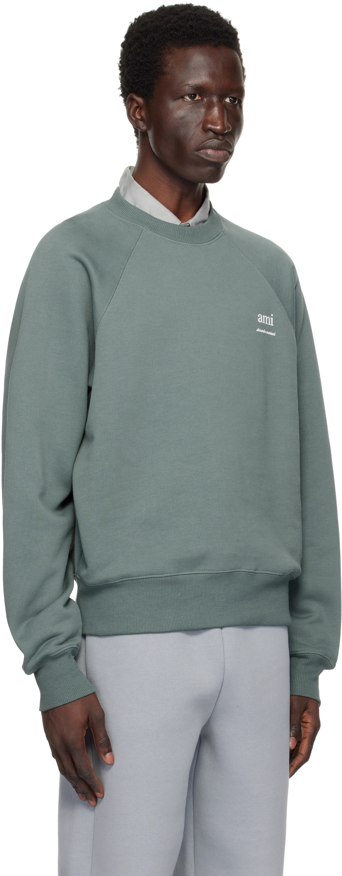 AMI Paris Green 'Ami Alexandre Mattiussi' Sweatshirt AMI