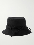 Jacquemus - Logo-Appliquéd Cotton-Canvas Bucket Hat - Black