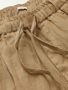 MASSIMO ALBA - Key West Linen Drawstring Trousers - Green - M