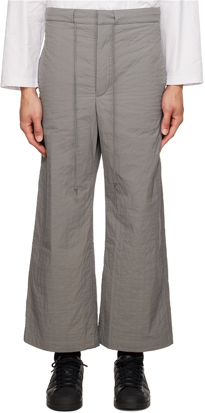 Photo: SAGE NATION Gray Quilted Trousers