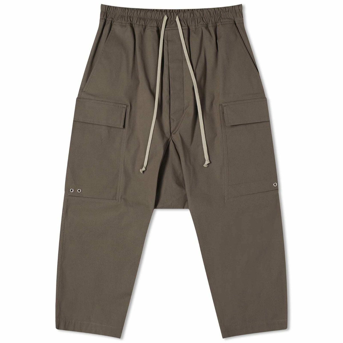 Photo: Rick Owens Men's Cargo Cropped Pants in Dust