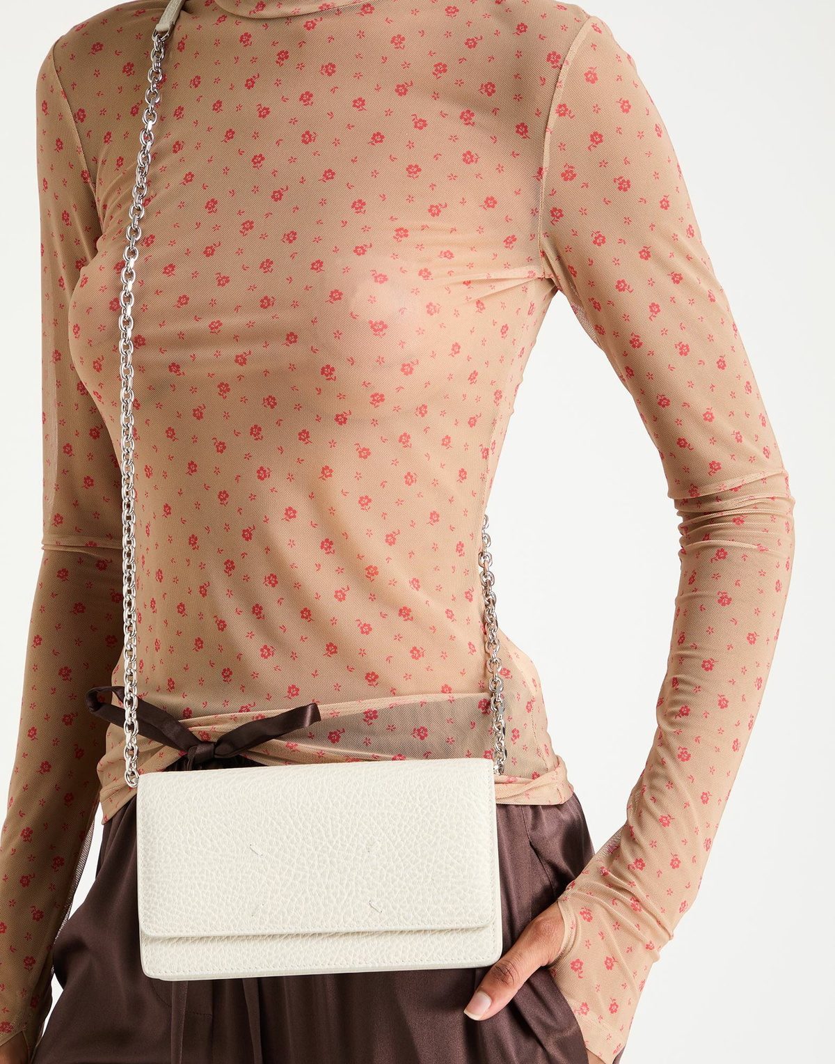 Maison Margiela Womens Clutch in Off white