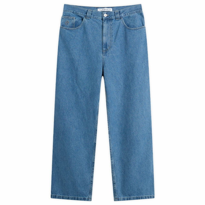 Photo: Polar Skate Co. Men's Big Boy Jeans in Mid Blue