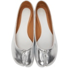 Maison Margiela Silver Tabi Ballerina Flats