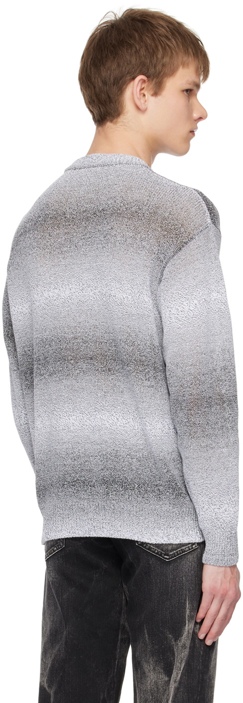 Dsquared2 Gray Jacquard Sweater