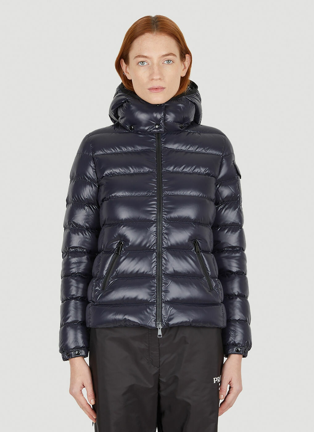 Bady Hooded Jacket in Blue Moncler