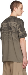 AAPE by A Bathing Ape Gray Printed T-Shirt