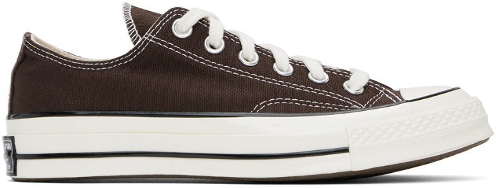 Photo: Converse Brown Chuck 70 Low Top Sneakers