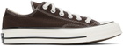 Converse Brown Chuck 70 Low Top Sneakers