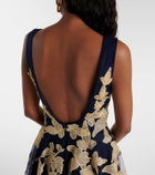 Costarellos Arcangela appliqué tulle gown