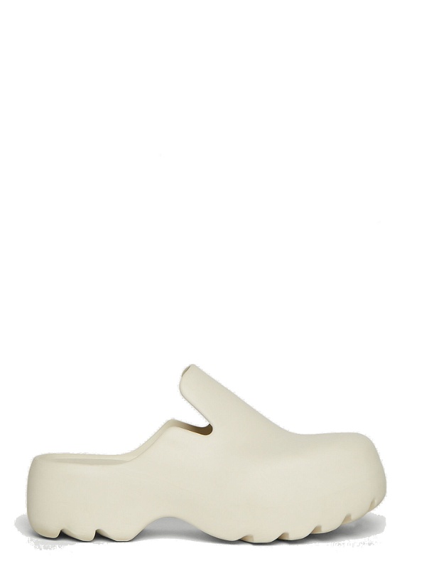 Photo: Rubber Flash Clogs in White