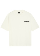 God Made Logo-embroidered Cotton T-shirt White