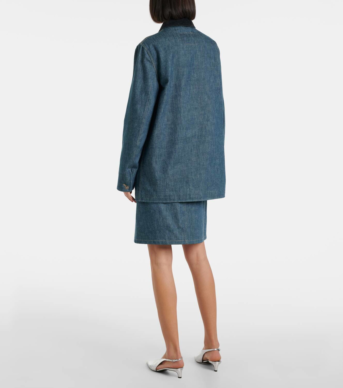 Loro Piana Dean denim field jacket