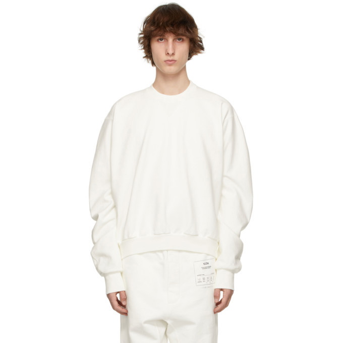 Photo: Maison Margiela White Cotton Sweatshirt