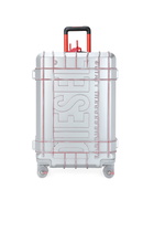 Diesel Rugged suitcase size L - Carry-on Suitcases - Unisex - Silver
