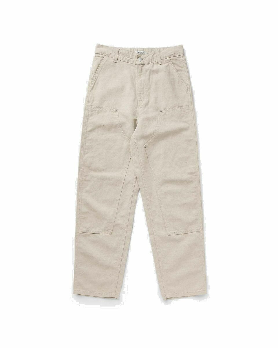 Photo: Carhartt Wip Wmns Ethel Double Knee Pant Beige - Womens - Casual Pants