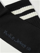 Nudie Jeans - Amundsson Striped Stretch Cotton-Blend Socks