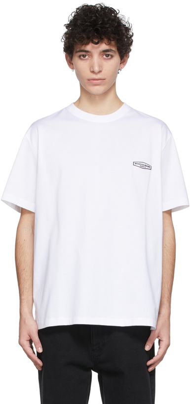 Photo: Wooyoungmi White Logo T-Shirt