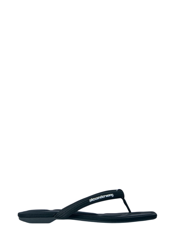 Photo: Alexander Wang Jenna Tubular Flat Thong Sandals