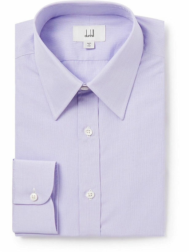 Photo: Dunhill - Checked Cotton Shirt - Purple