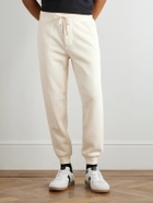 TOM FORD - Tapered Cotton-Jersey Sweatpants - Neutrals