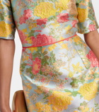 Markarian Gladys floral jacquard midi dress