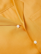 Frescobol Carioca - Thomas Camp-Collar TENCEL Shirt - Yellow