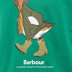 Barbour x NOAH Duck T-Shirt in Green