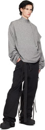 Ottolinger Black Signature Wrap Jeans