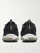 Nike - Air Max 97 Suede and Twill Sneakers - Black