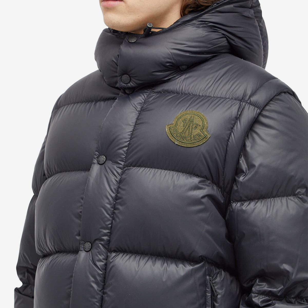 Moncler Men's Cyclone Jacket in Dark Grey Moncler