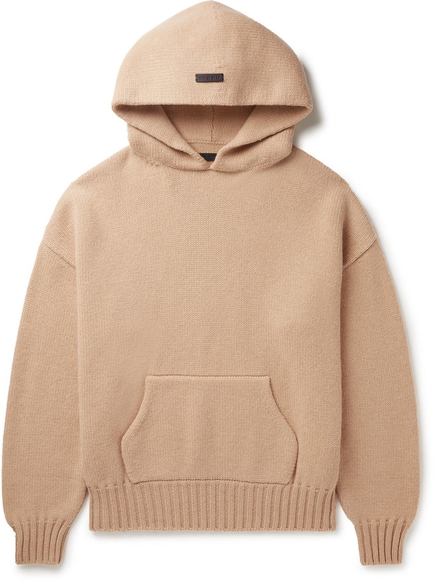 Photo: FEAR OF GOD - Wool Hoodie - Brown