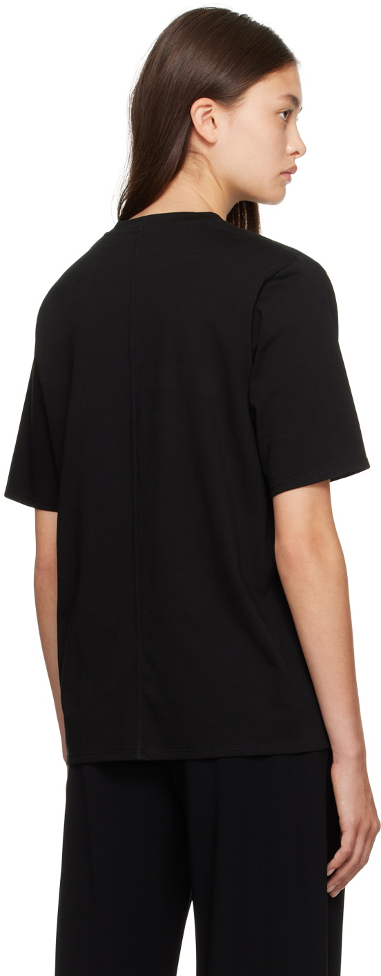 the row chiara top ザロウ　キアラ　Tシャツ　黒タグ付き未使用 The Row Black Chiara T-Shirt The Row