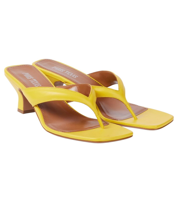 Photo: Paris Texas Portofino 55 leather thong sandals