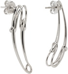 HUGO KREIT Silver Safety Earrings