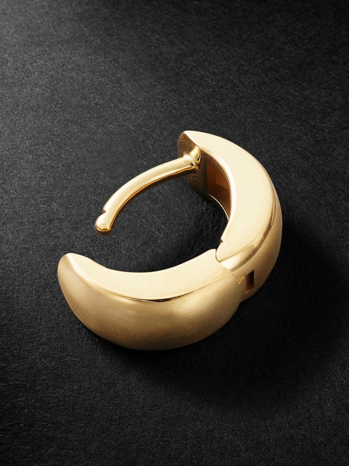 Foundrae - Love Huggie Gold Single Hoop Earring
