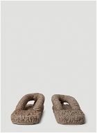 Suki Wool Sandals in Beige