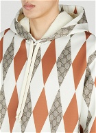 Gucci - Argyle Hooded Sweatshirt in Brown